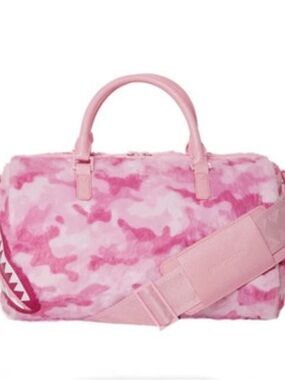 Sprayground Furrroucious in Pink Mini Duffle